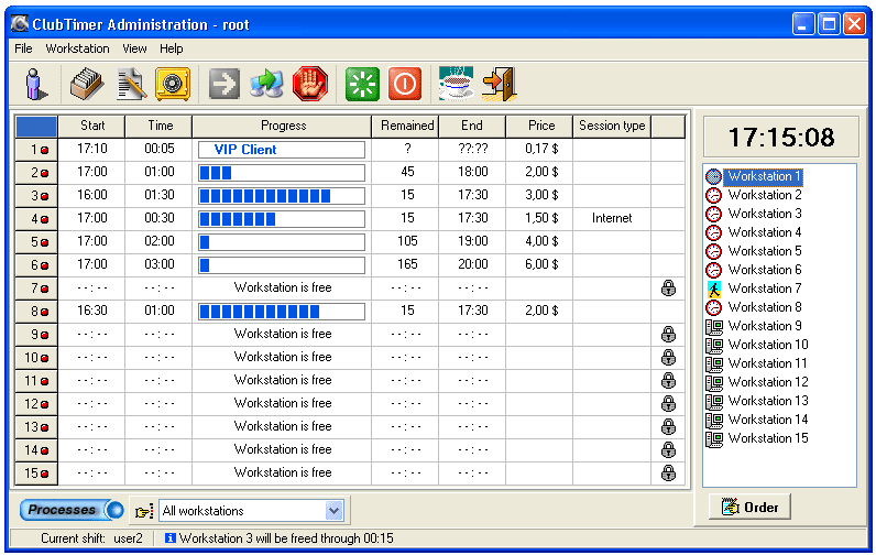 ClubTimer Screenshot